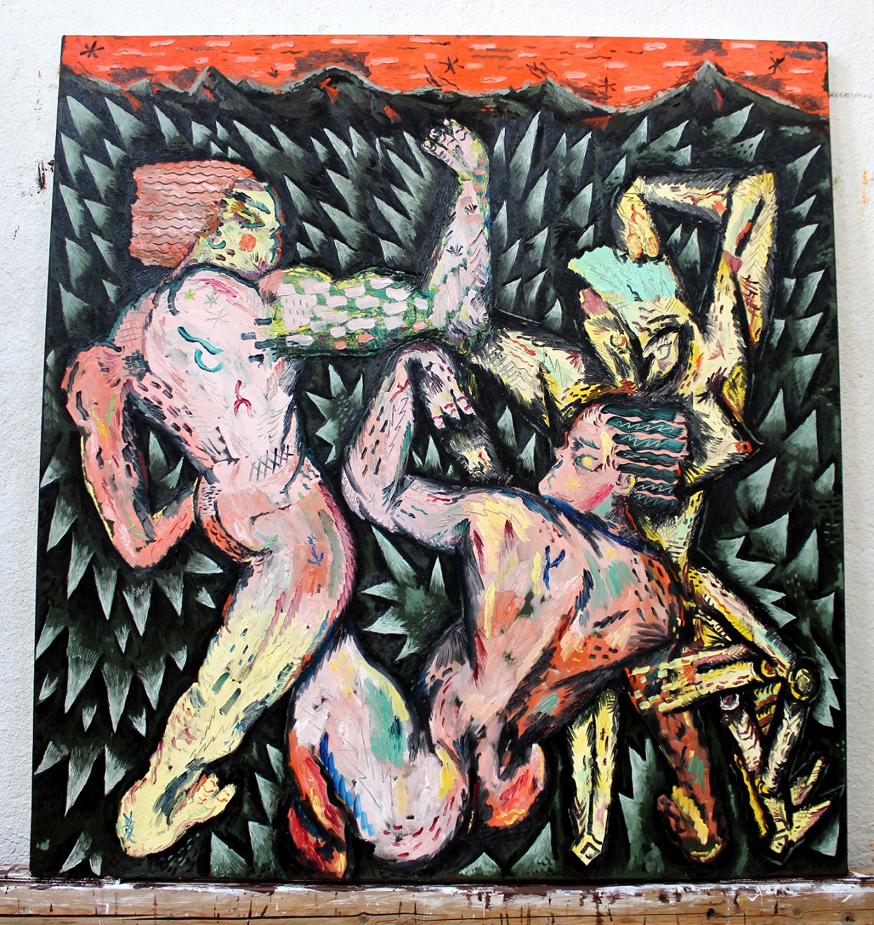 Campaign Wives II, 200 x 160cm
